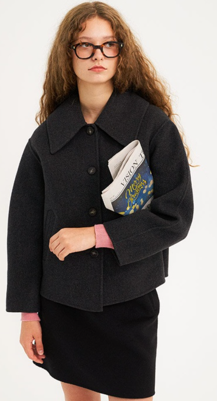 싱글 버튼 코트를 활용한 코디법