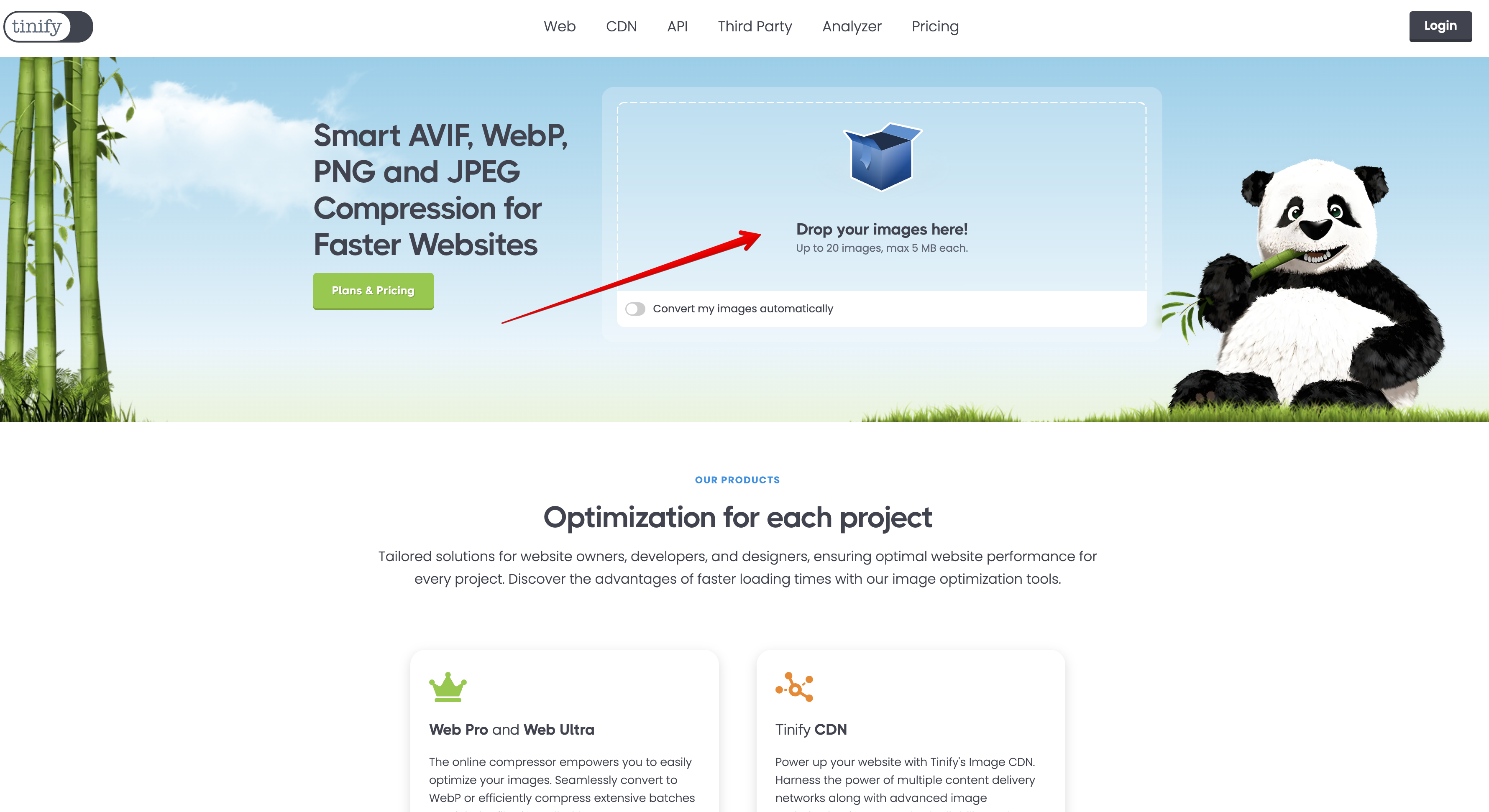 이미지 사이즈 줄이기 tinyPNG 무료 사이트