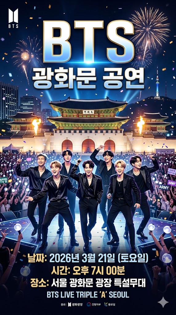 생수는 1병만, 커피는 No, BTS 광화문 공연 이것만은 알고 오세요 관련 이미지