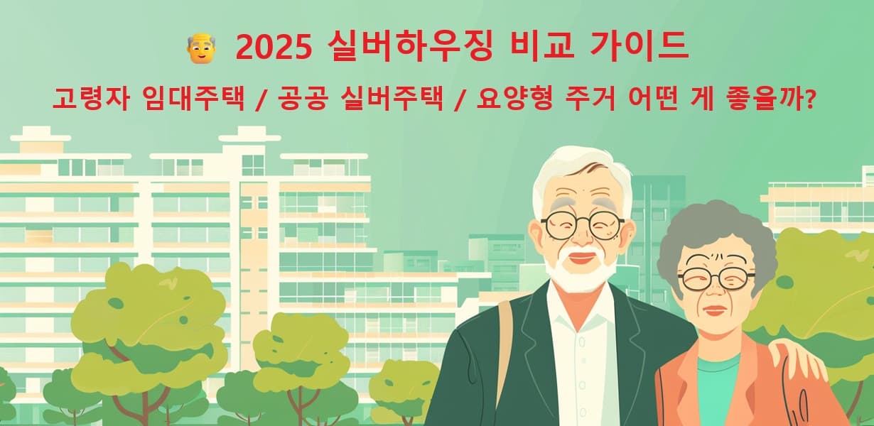 노후 실버하우징 지원 제도를 주제로 한 대표 이미지