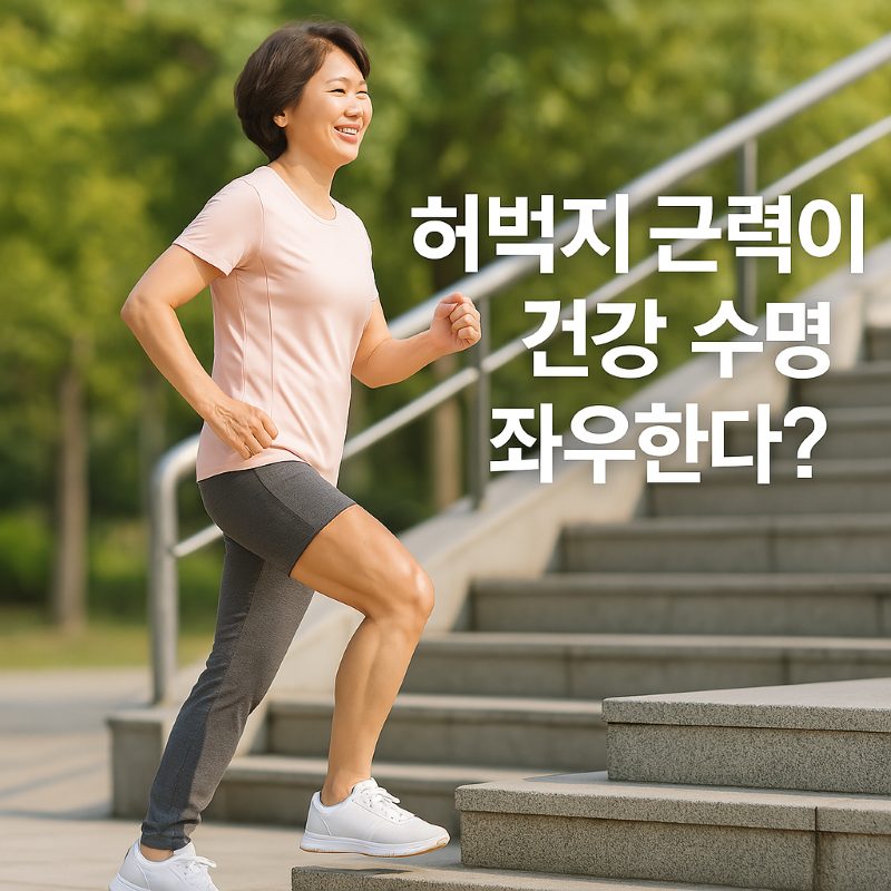 허벅지 근력이 건강 수명 좌우한다