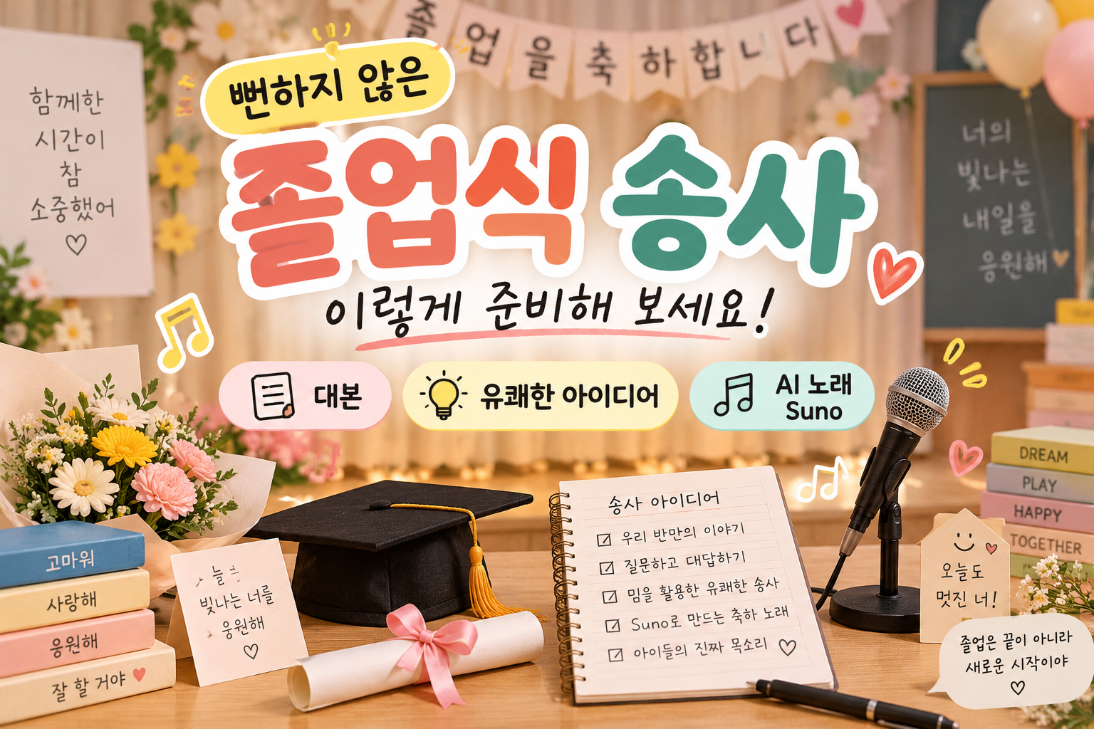 유쾌한 유치원 졸업식 송사 가이드