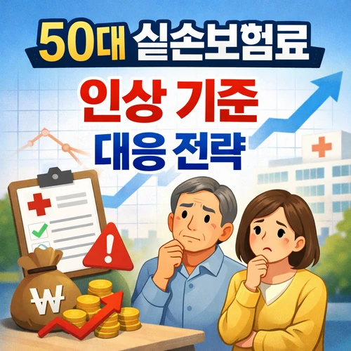 50대 실손보험료 갱신 썸네일