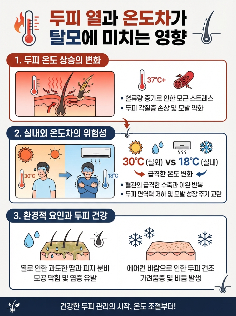 두피 열 탈모