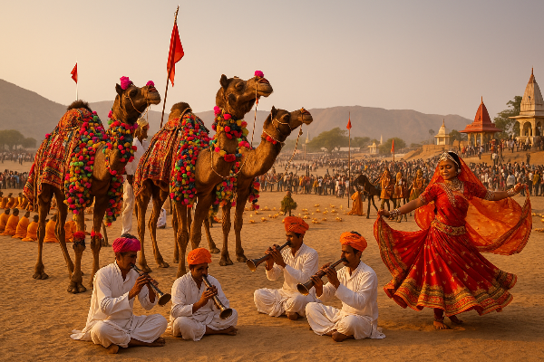 인도 푸쉬카르 낙타 박람회 축제 관련 사진