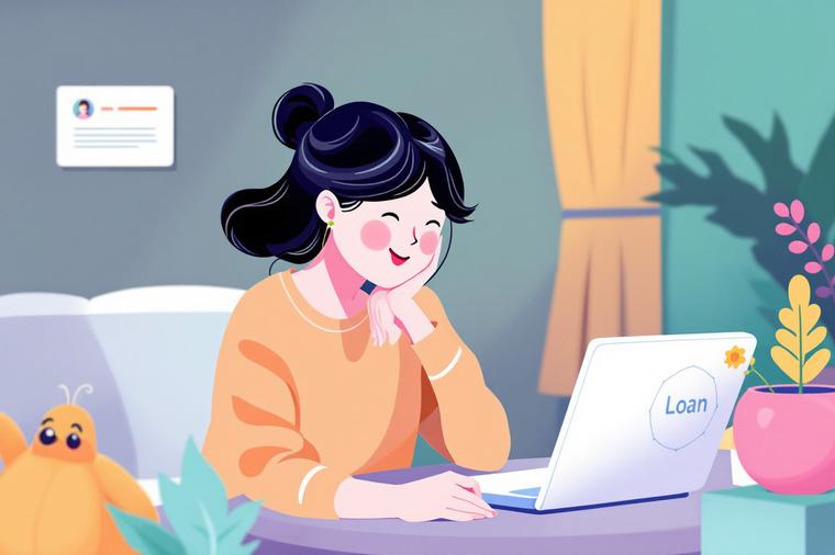 주담대 6억 한도 제한 정책을 알아보는 여성