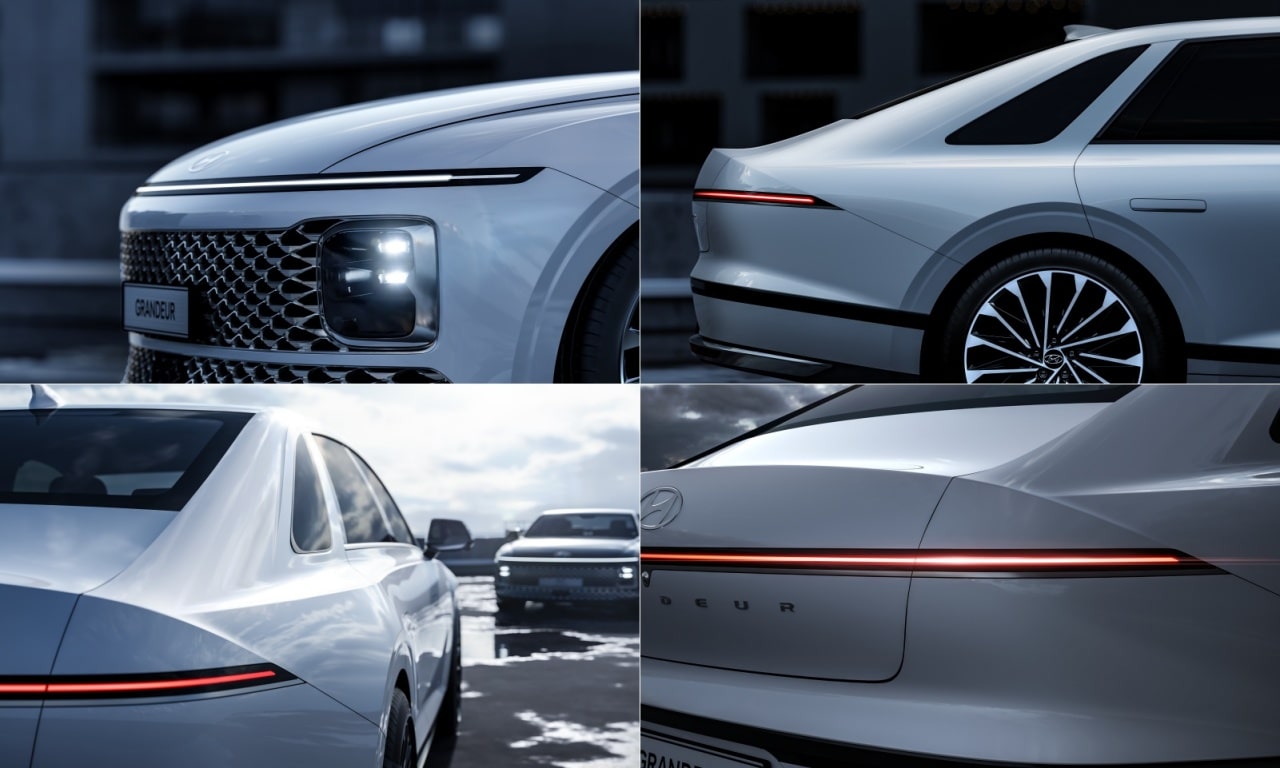 신형 그랜저의 주요 모습을 모았습니다.