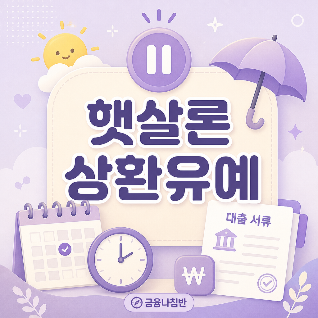 햇살론 상환유예