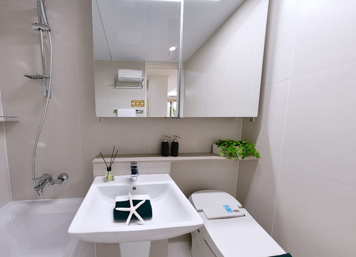 메이플 자이 평면도, 모델하우스