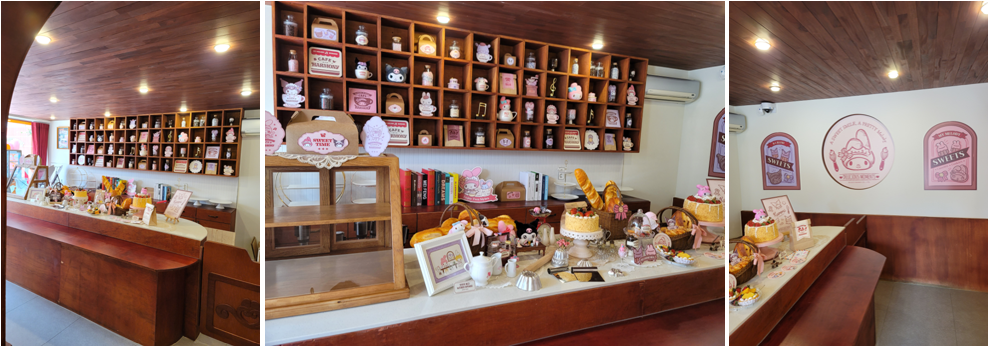 망원 카페 하모니 쿠로미X마이멜로디 베이커리 룸