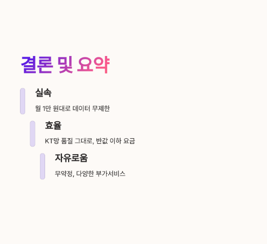 KT 알뜰폰 요금제 총정리