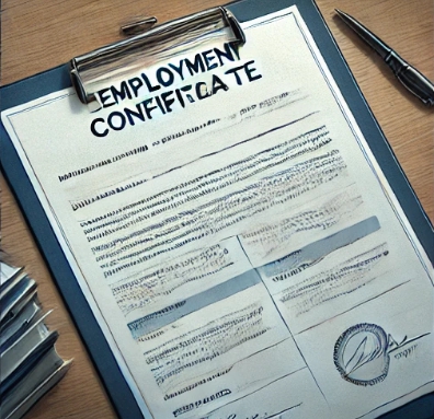 책상에 서류와 펜 이 있는 모습