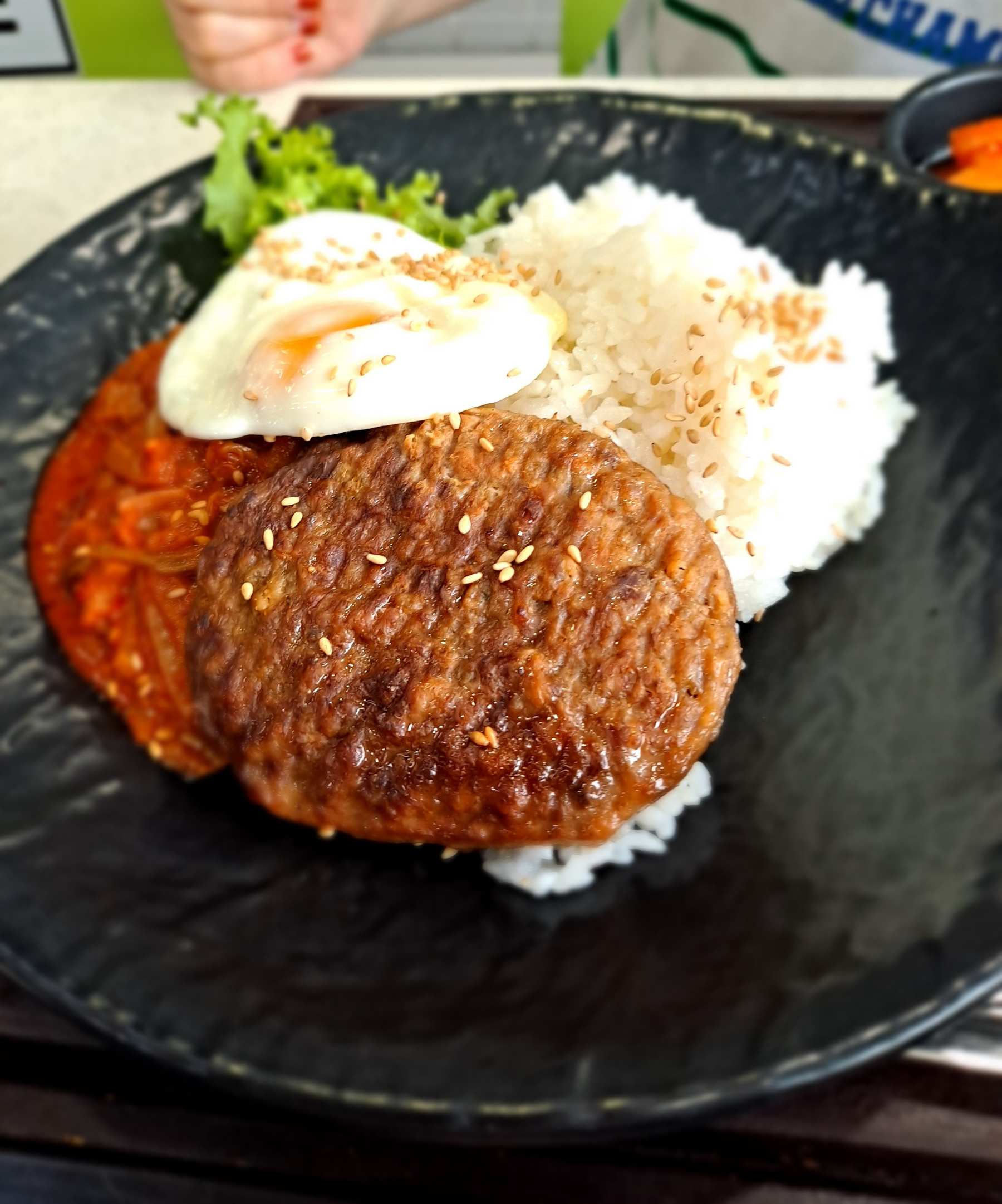 떡갈비김치덮밥 비주얼