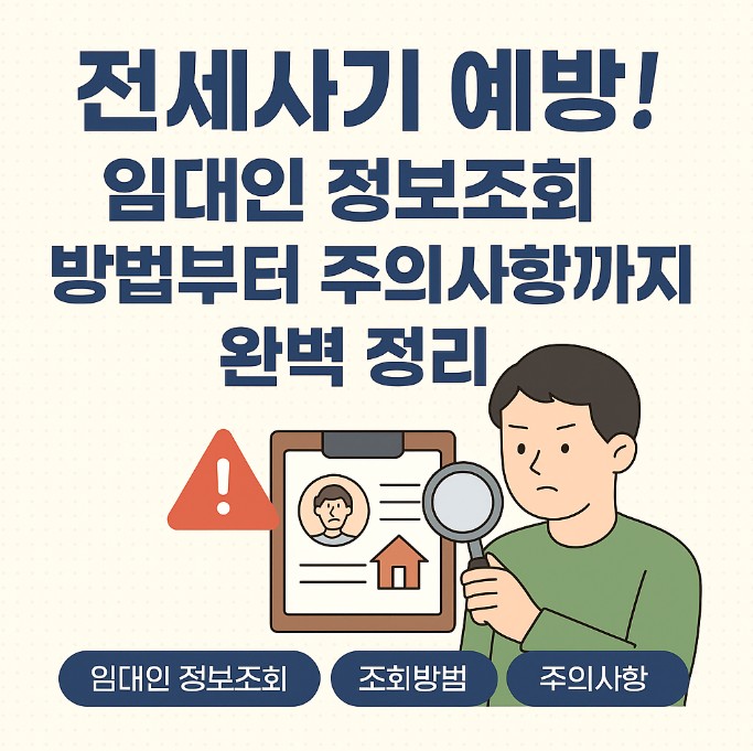 임대인 정보 조회