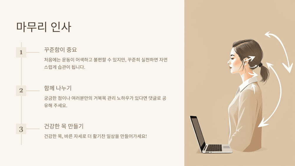 마무리 인사