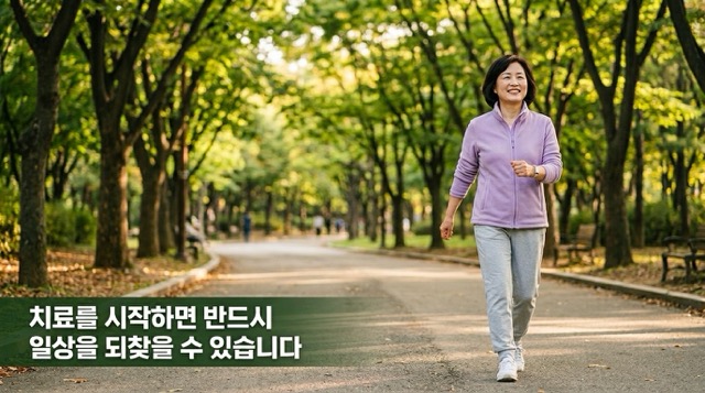 황장애 증상 치료 후 일상 회복 희망적 이미지