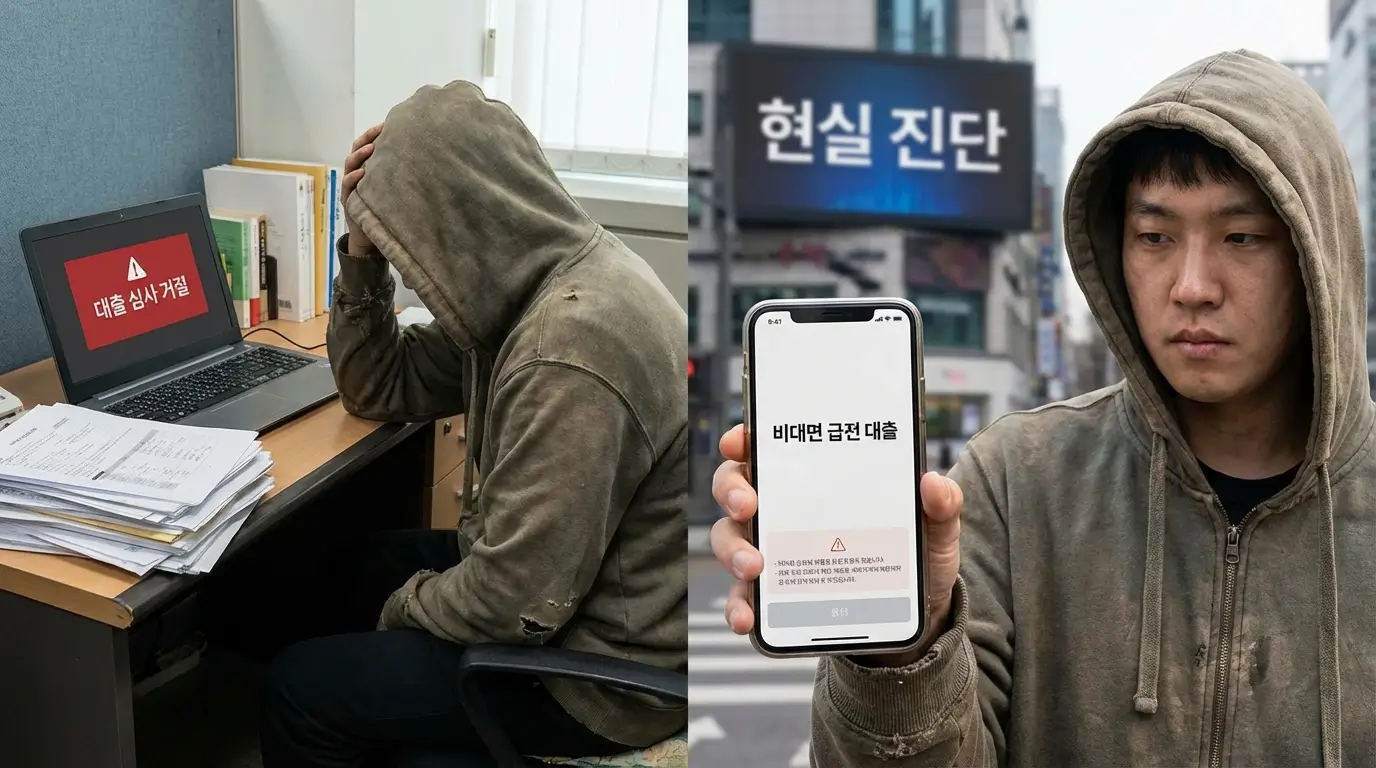 대출 심사 거절 극복 및 비 대면 급전 대출 현실 진단
