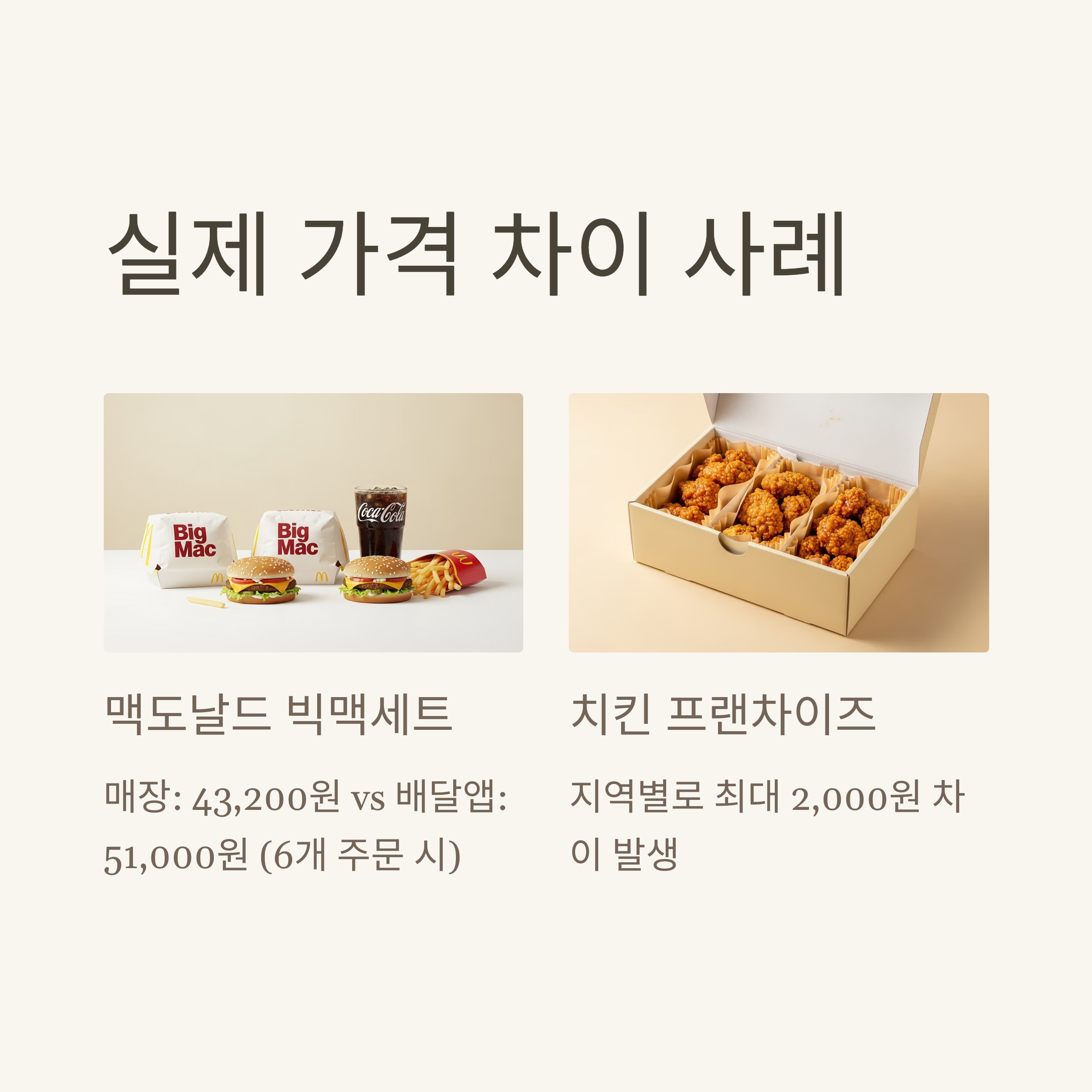 실제 가격 차이 사례