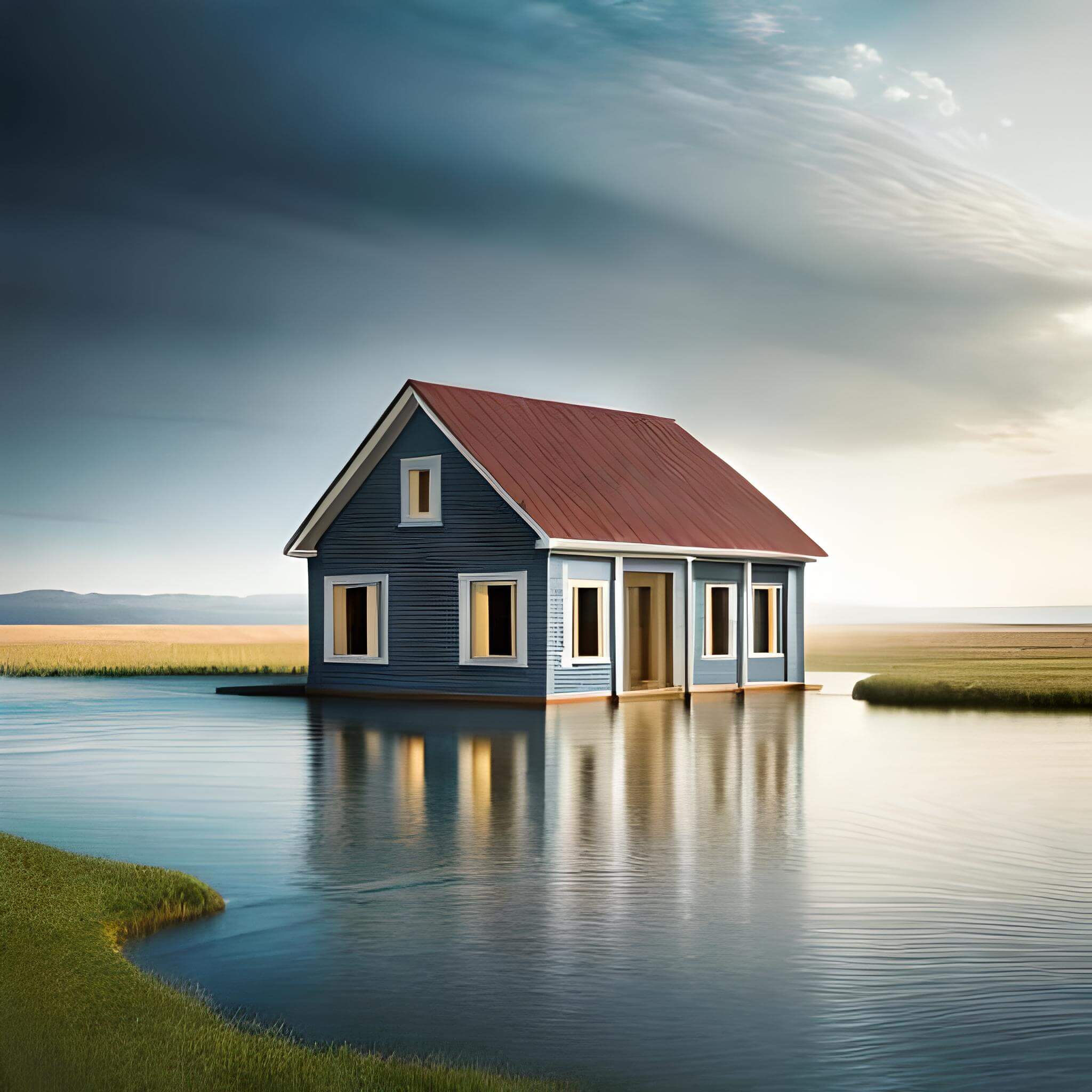 집에 물이 차는 꿈