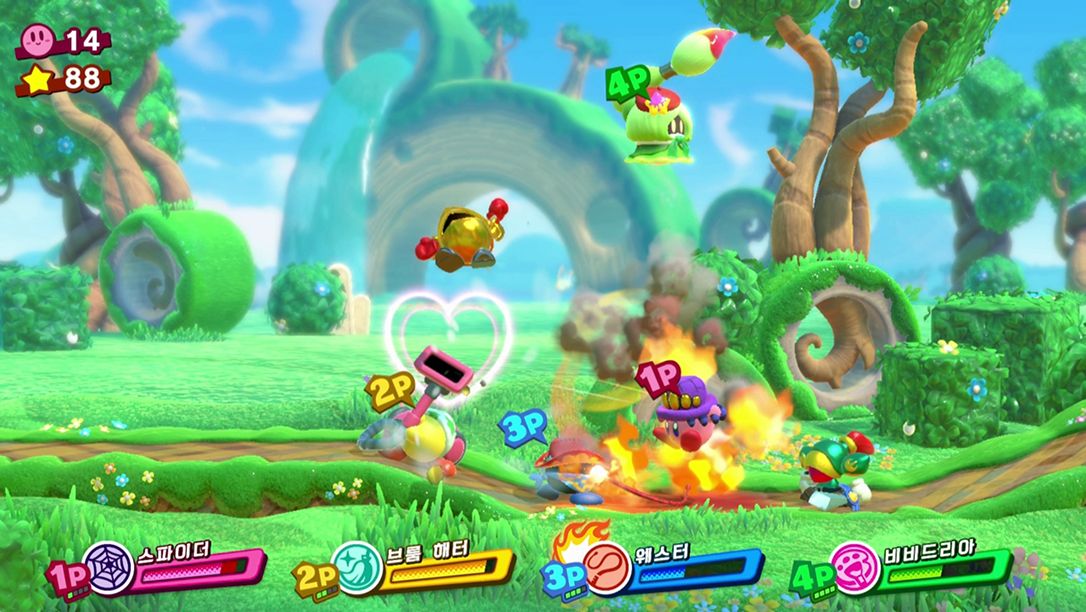 닌텐도 스위치 추천 2인용 게임 3탄, 별의 커비 시리즈!