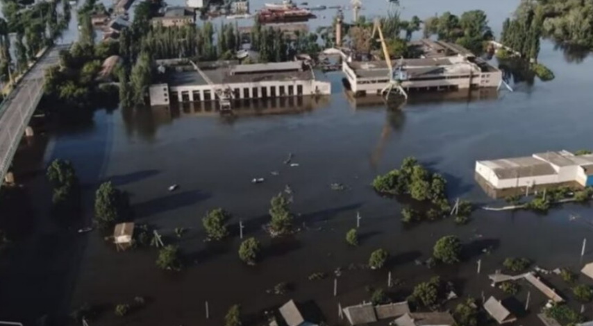 우크라댐-붕괴로-침수된-산업단지