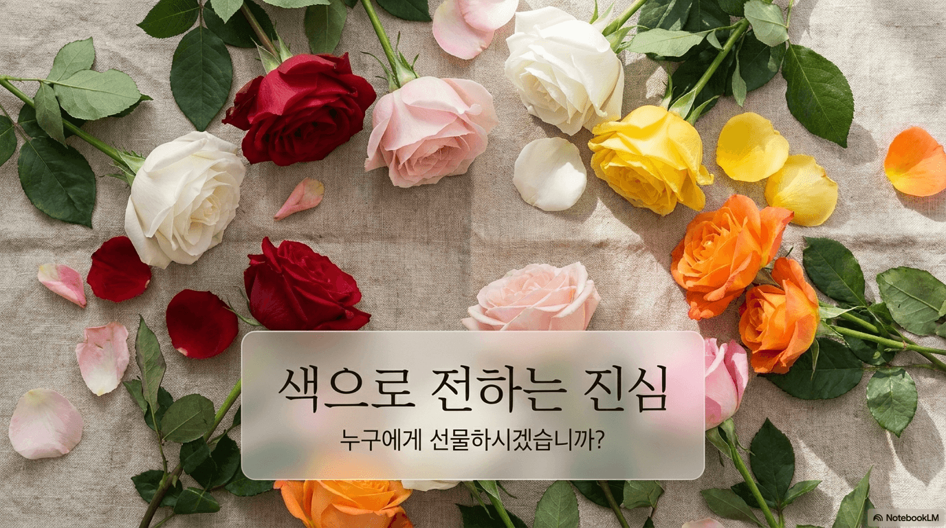 로즈데이 색으로 전하는 진심