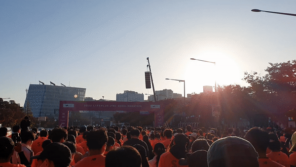 JTBC 서울 마라톤 출발