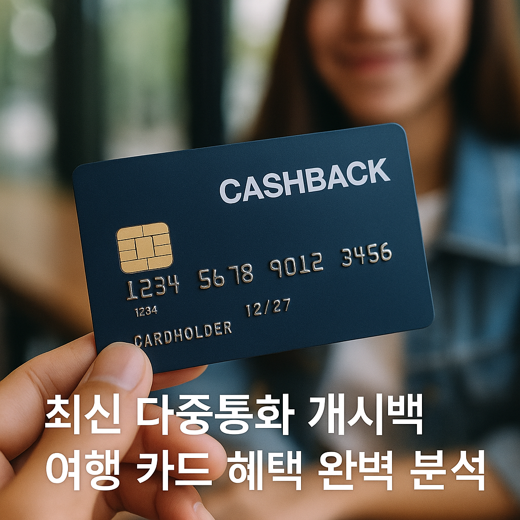 최신 다중통화 캐시백 여행 카드 혜택 완벽 분석 관련 이미지