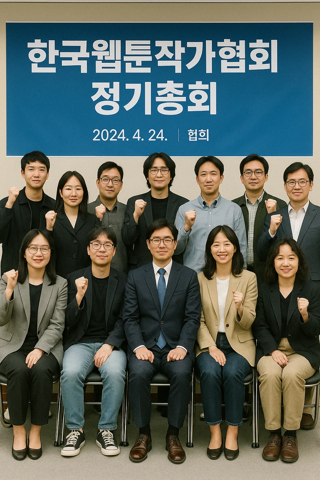 한국웹툰작가협회 정기총회 사진