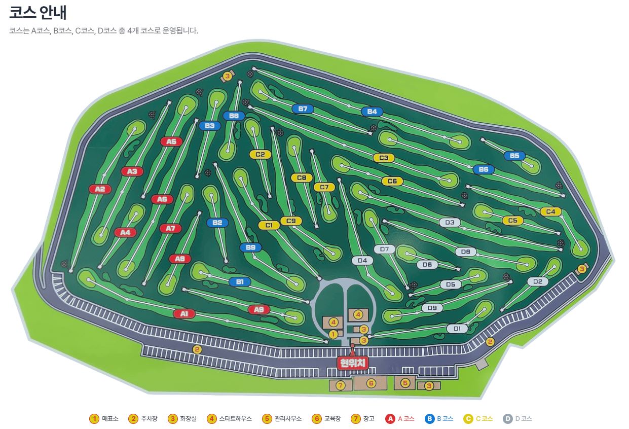 유관순파크골프장 예약 방법 요금 코스 정보