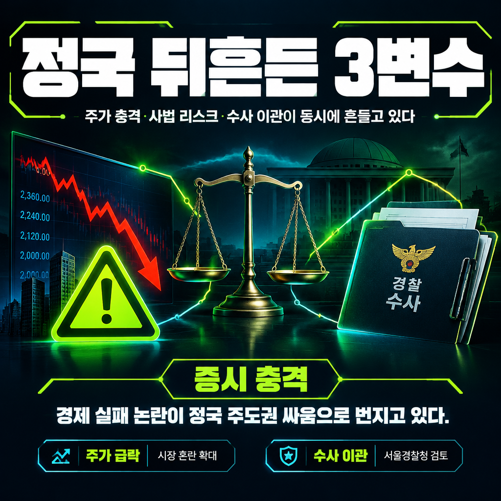 정국 뒤흔든 3변수