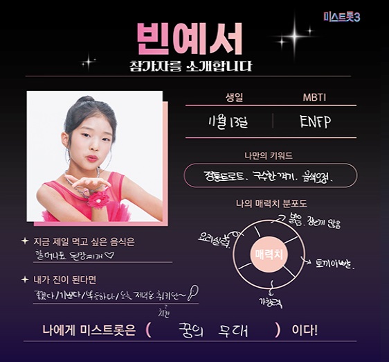 미스트롯3 빈예서