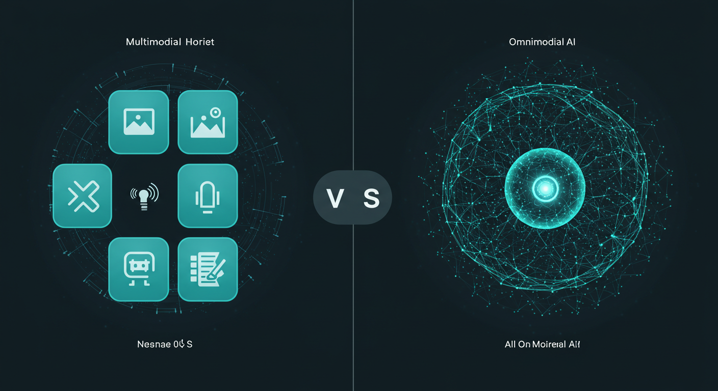 옴니모달 AI vs 멀티모달