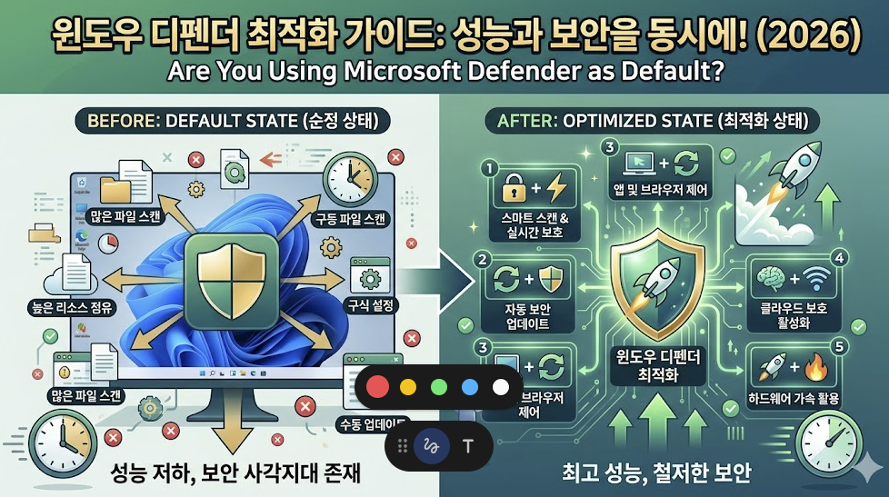 윈도우 11 마이크로소프트 디펜더 200% 활용법