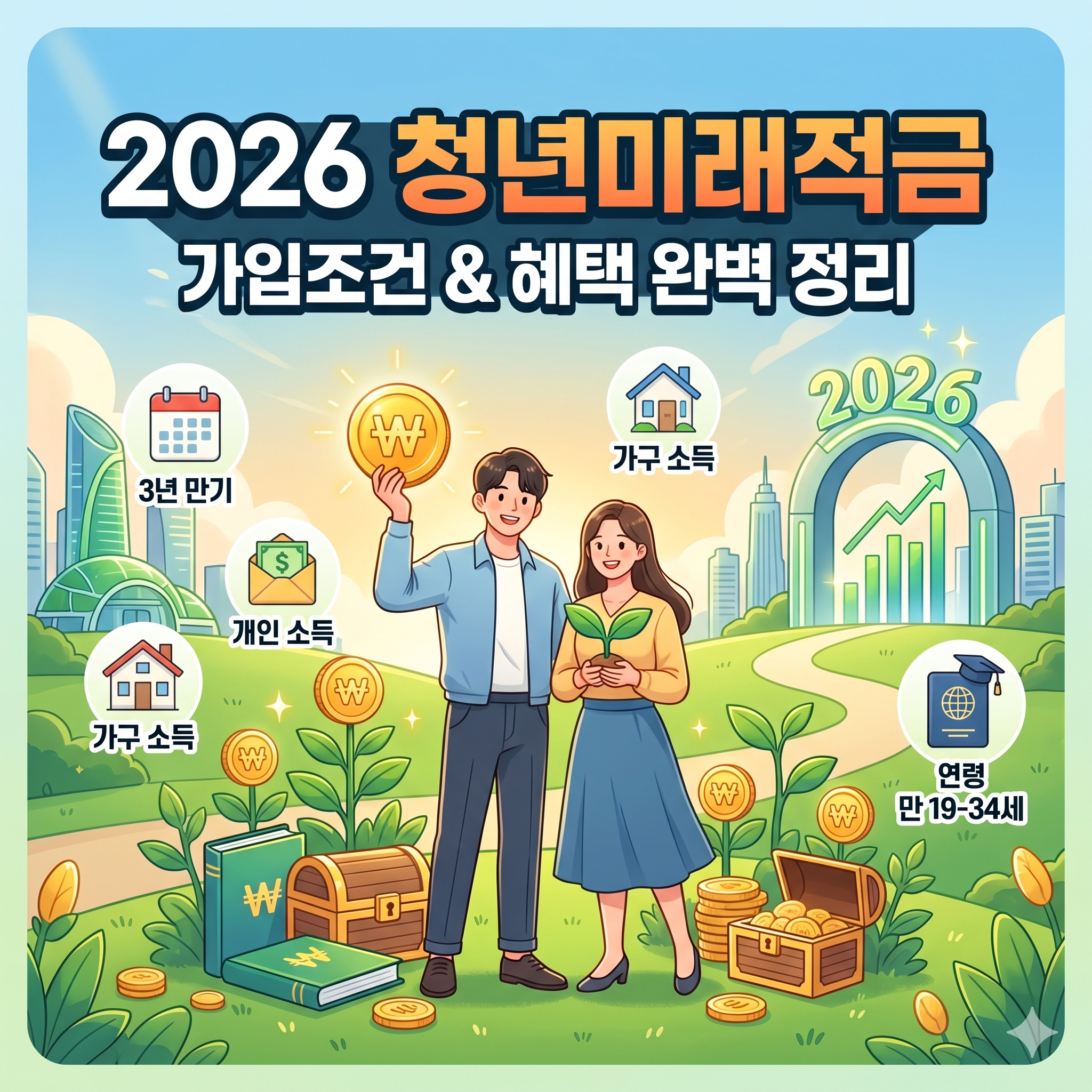 2026 청년미래적금 가입조건 및 신청 혜택 총정리