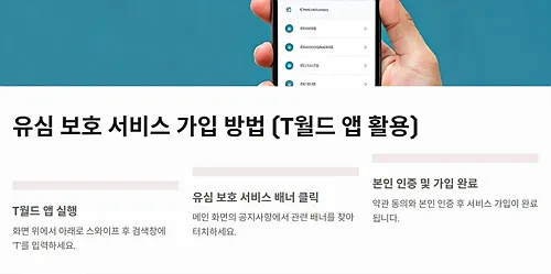 유심보호서비스 및 유심 교체 정보