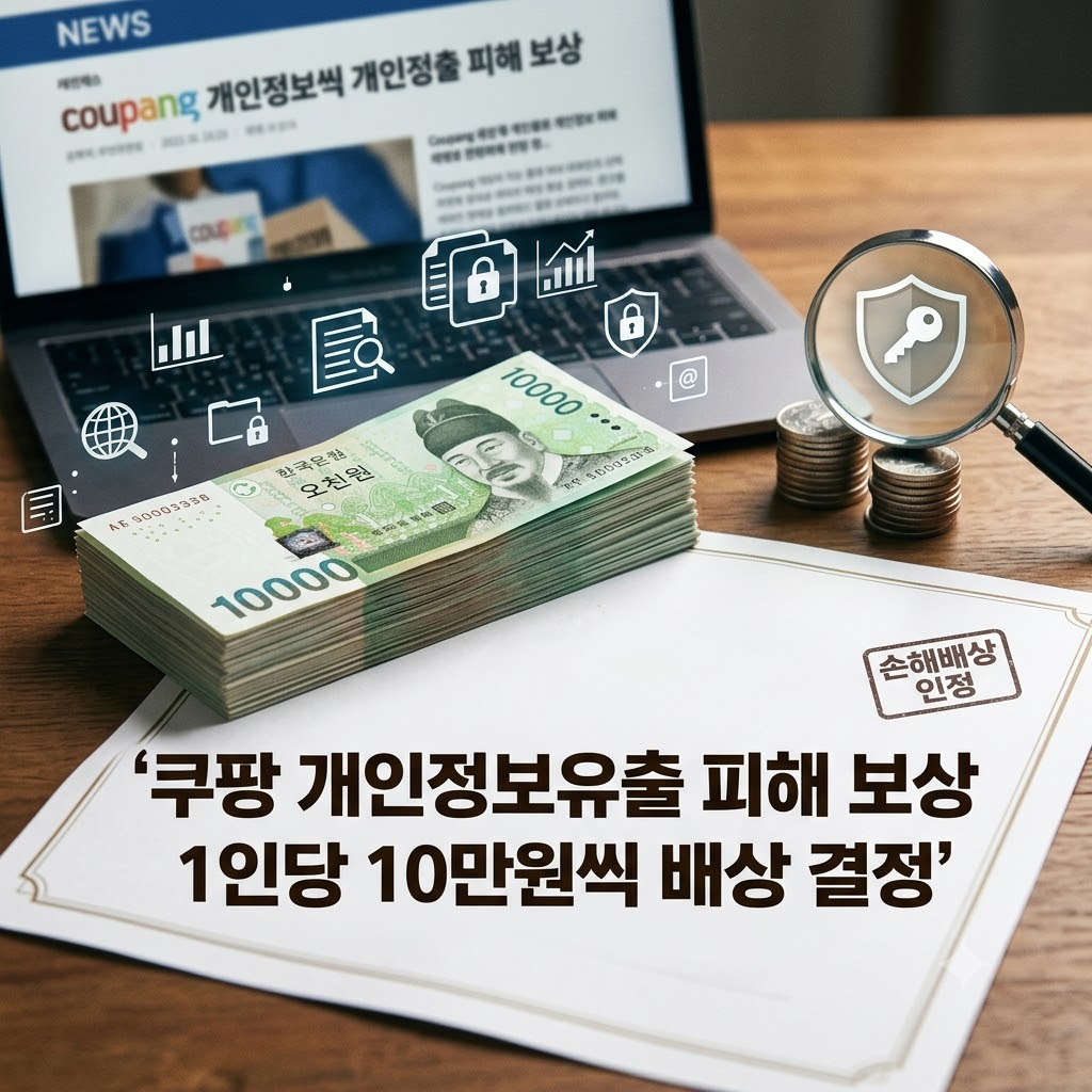쿠팡 개인정보 유출 사고 피해 보상