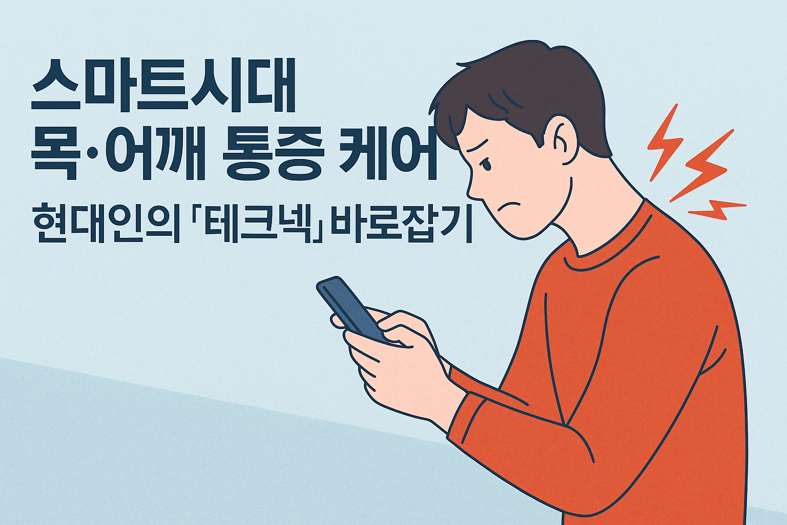 스마트시대 목 어깨 통증 케어 이미지