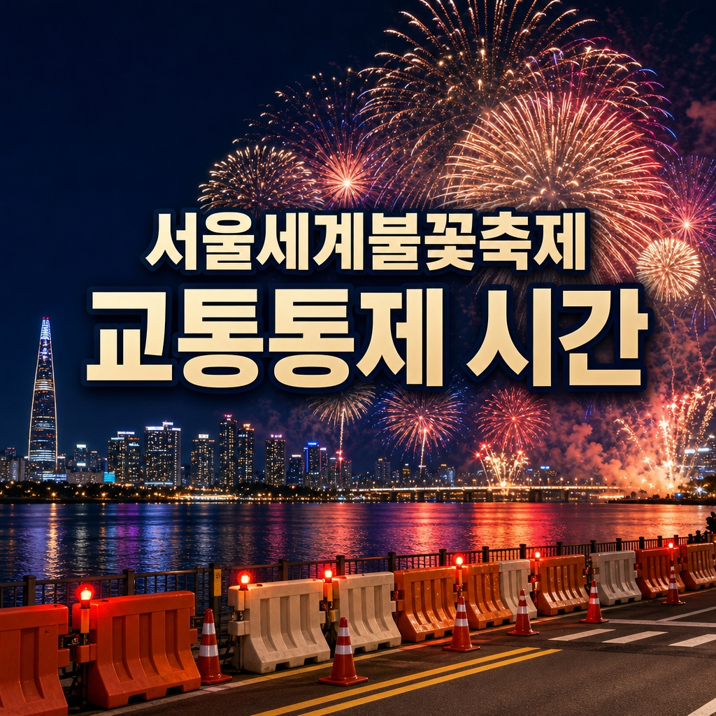 서울세계불꽃축제 교통통제 시간과 주차장 폐쇄 기간