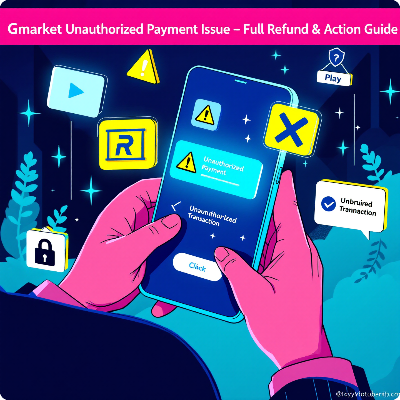 G마켓 도용 의심 사고 대처법 이미지