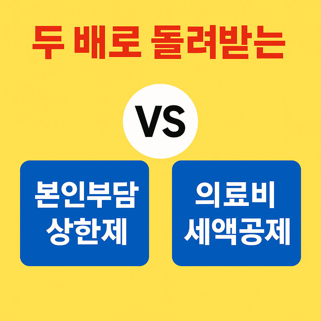 두배로 돌려받는 본인부담상한제 vs 의료비 세액공제