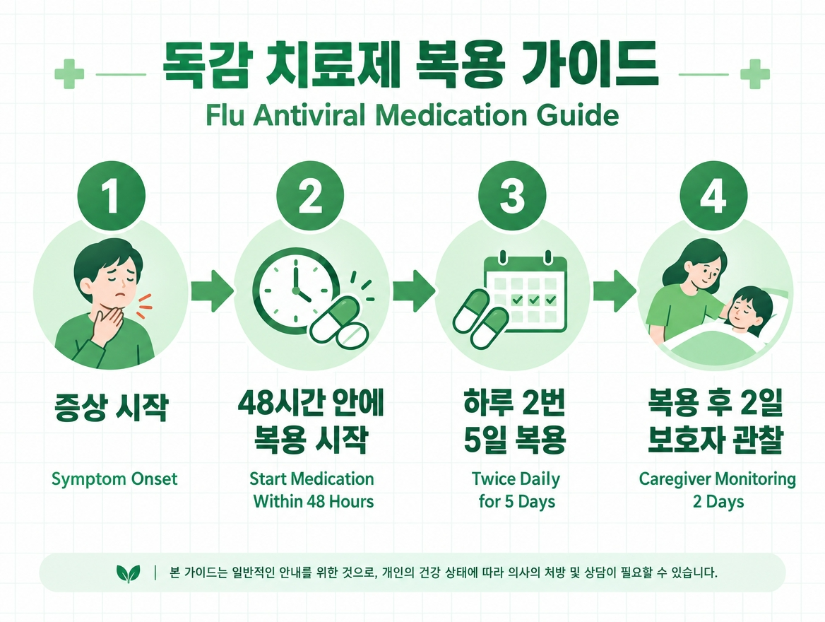 타미플루 복용 시기 부작용 타임라인