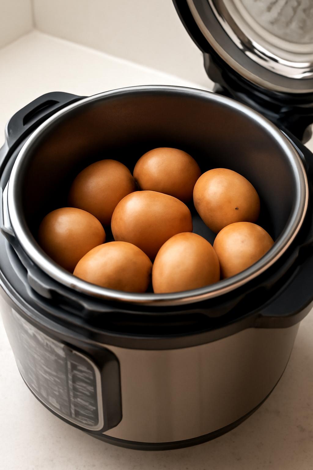 전기 압력솥 구운계란 만드는 방법