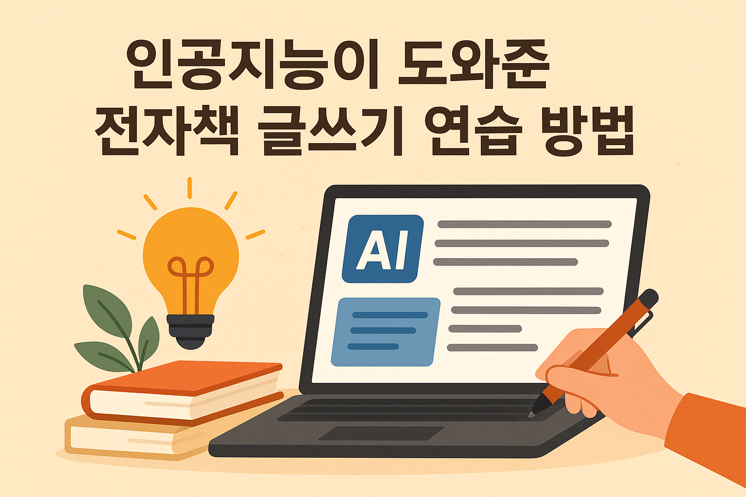 인공지능으로 전자책 쓰는 법