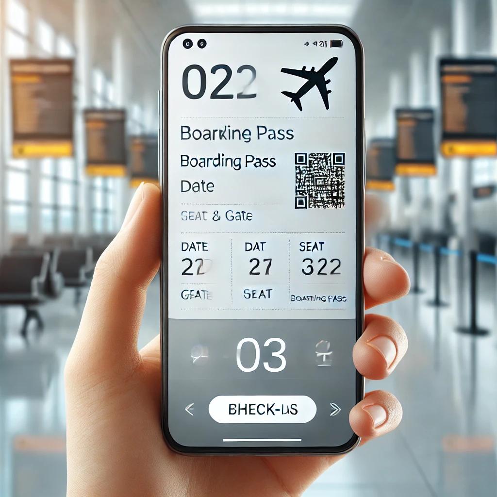 항공권 모바일 체크인 발권