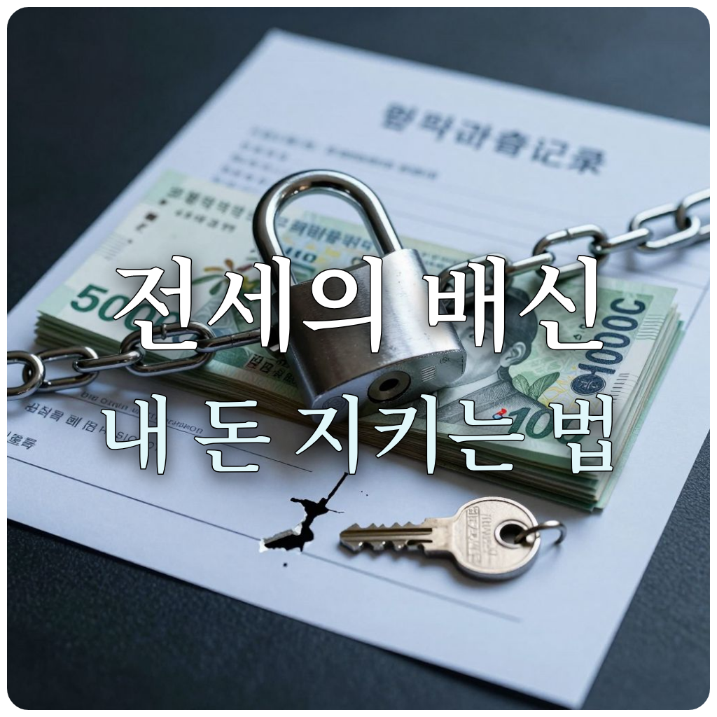 전세 사기와 보증금 미반환 사고를 상징하는 이미지