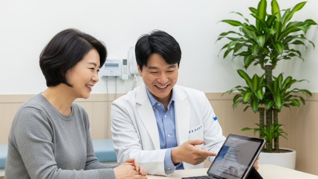 고지혈증 증상 진료상담 장면