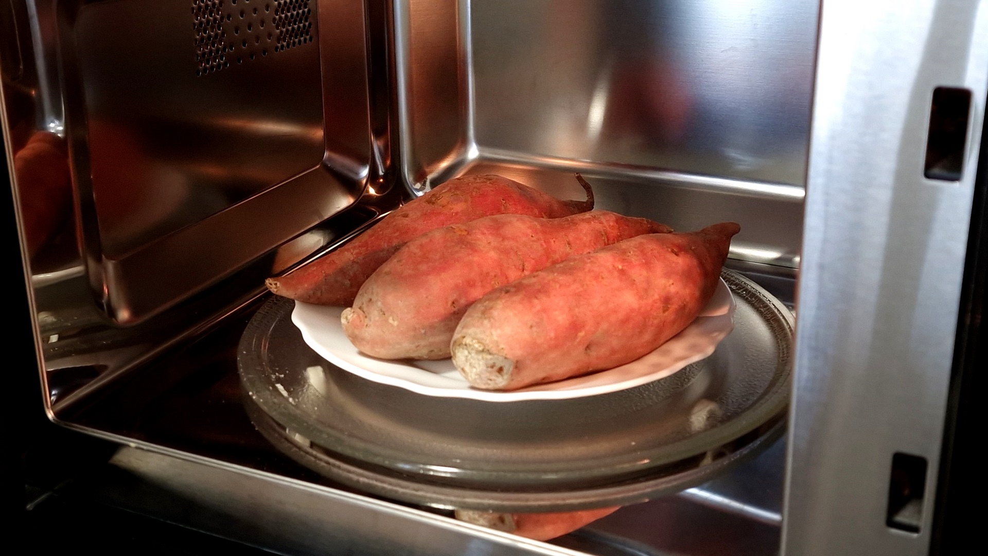 고구마 전자렌지 찌기