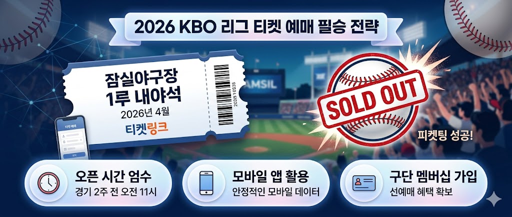 2026 프로야구 티켓