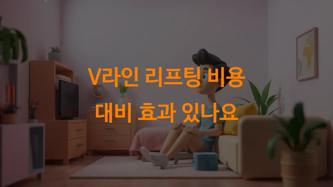 V라인 리프팅 비용 대비 효과 있나요
